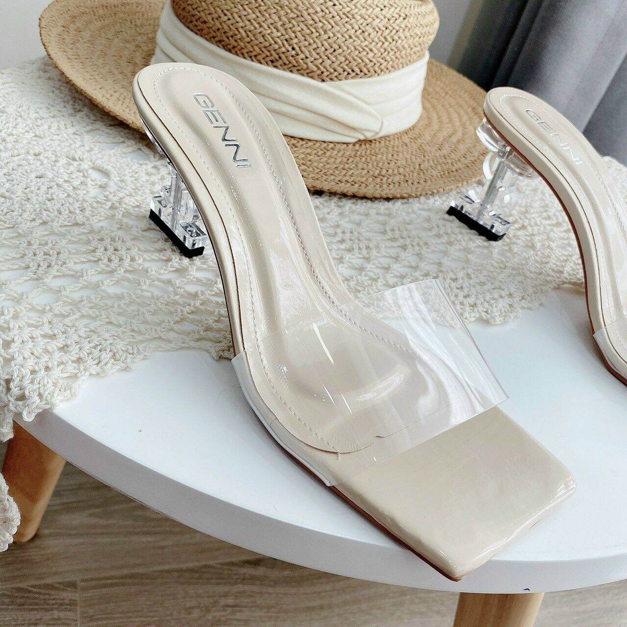 giày 85 sandal cao gót nữ quay trong S80