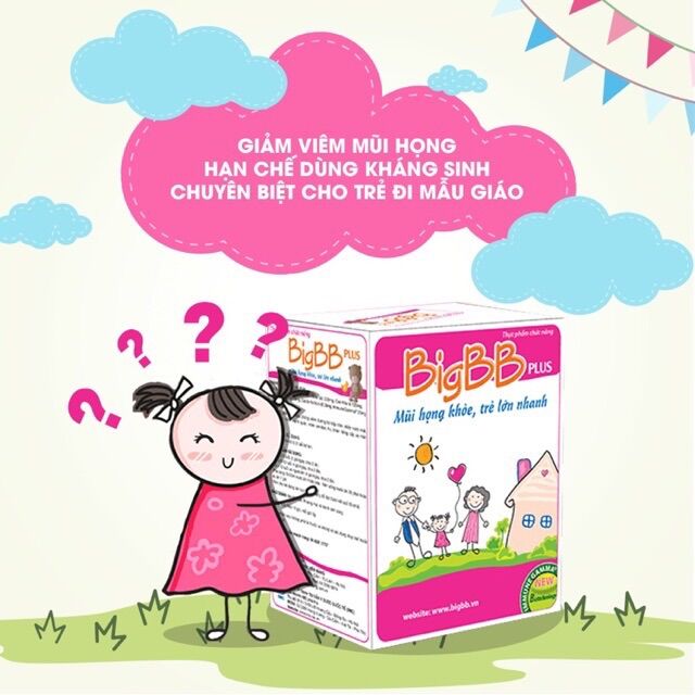 BigBB Plus.Mũi họng khoẻ,trẻ lớn nhanh.