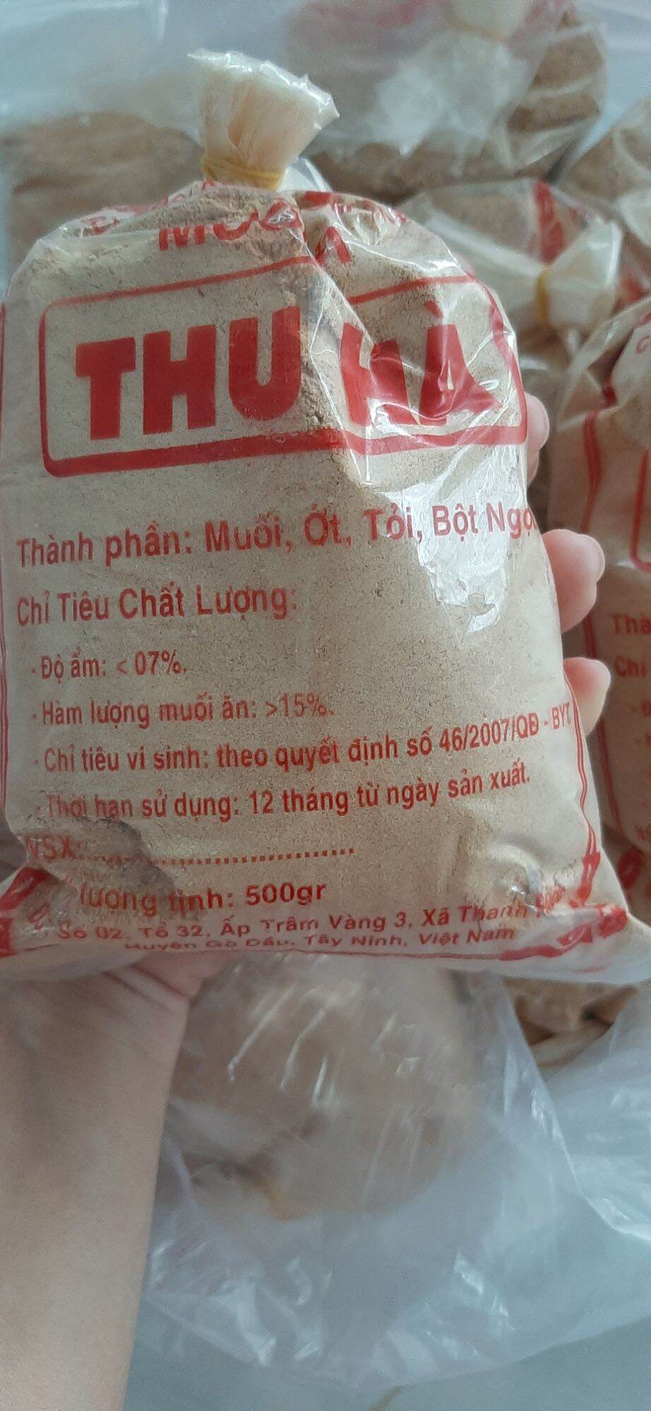 0.5kg Muối nhuyễn Tây Ninh .