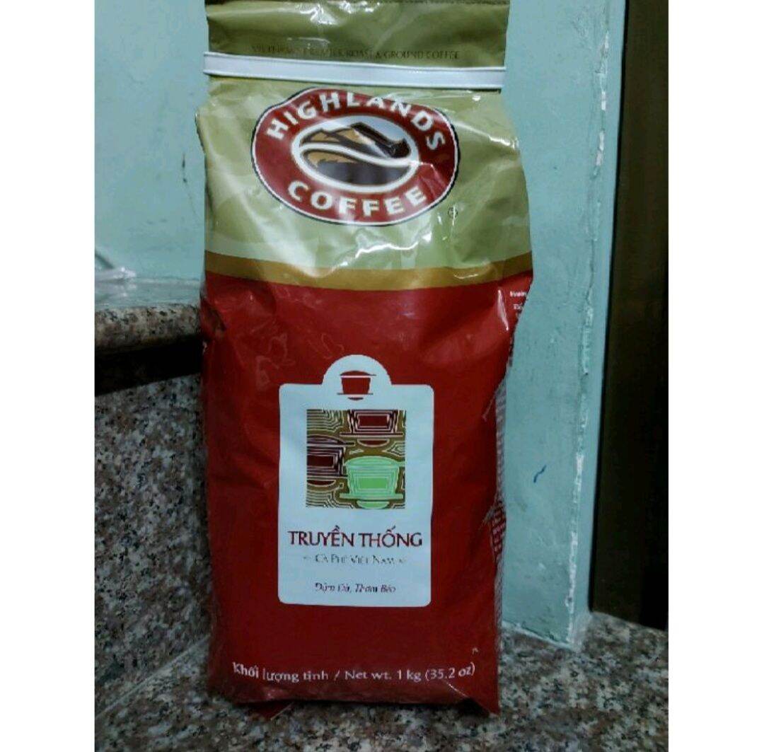 BÁO GIÁ Cà Phê Bột Highland | Shopee Lazada Sendo Tiki mới nhất 26 Cà phê bột truyền thống Highlands coffee 1kg