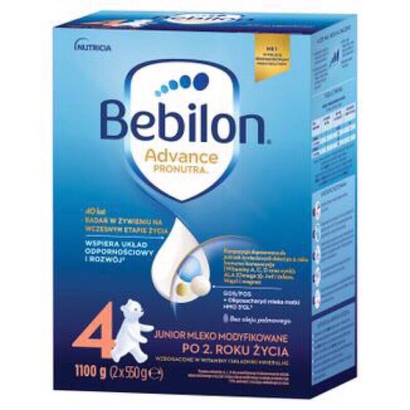 Sữa Bebilon Hộp Giấy 1.100 gr 1-2-3-4 (Cam kết chính hãng)