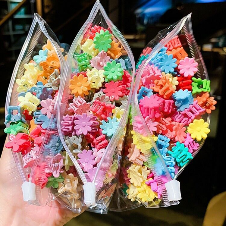 Set 50 kẹp càng cua mini mix nhiều màu cho bé