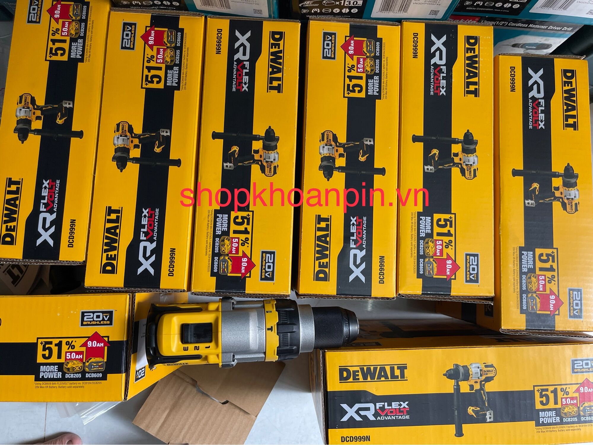 Máy khoan pin Dewalt DCD999N ( bảo hành 3 năm tại hãng)