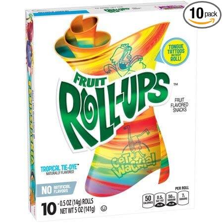 Kẹo dẻo Roll_ups Tropical Tie-Dye