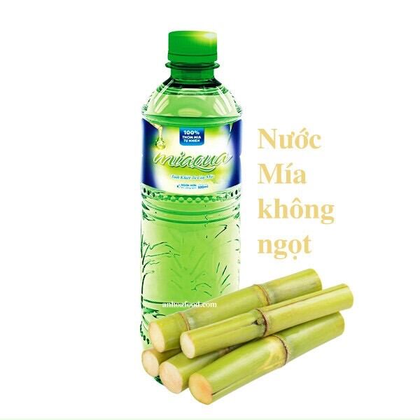 Thùng 24 chai Nước MiaQua-Nước Tinh Khiết Tinh Lọc Từ Cây Mía 500ml Chai