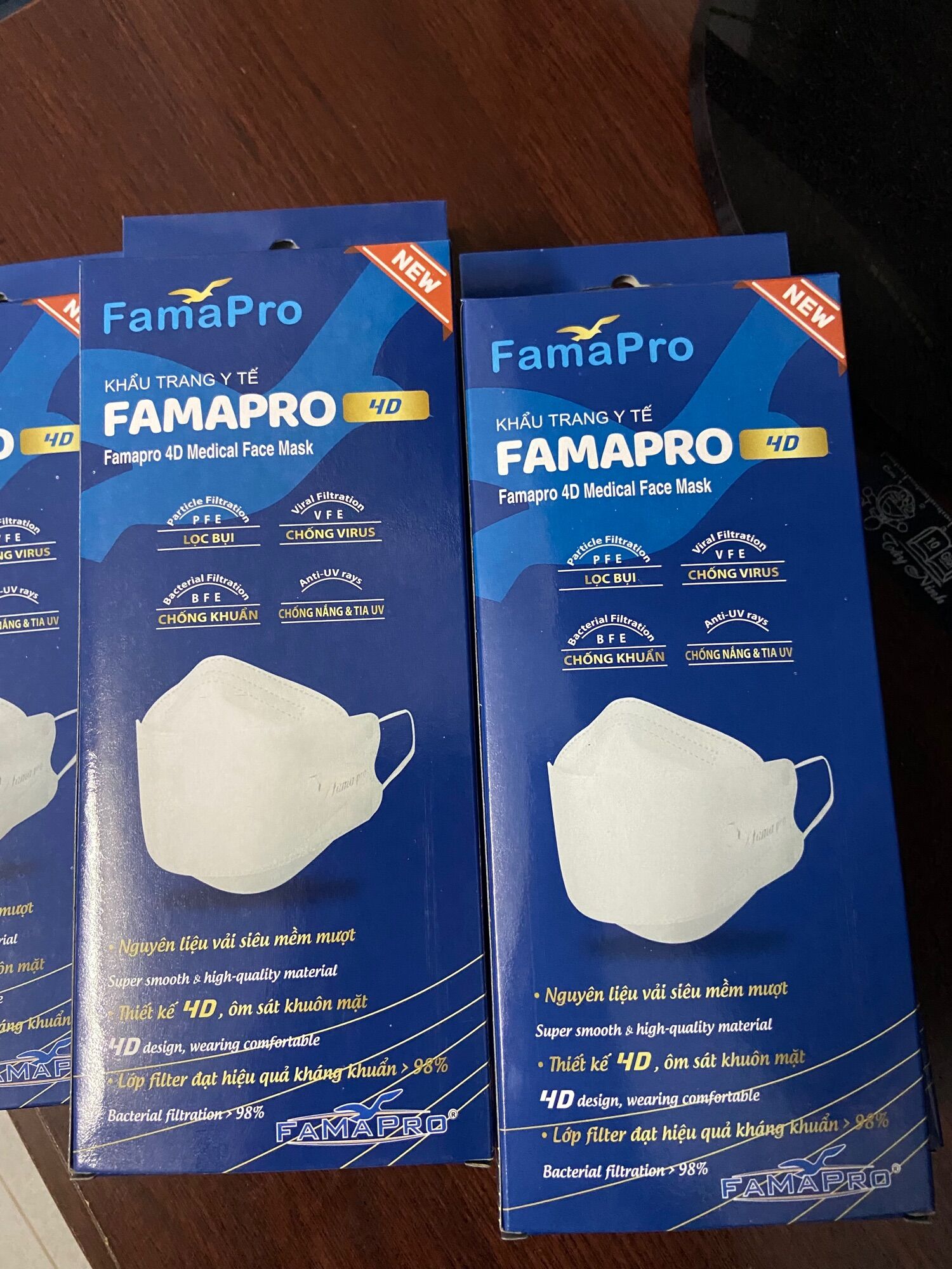 Khẩu trang 4D Famapro - thùng