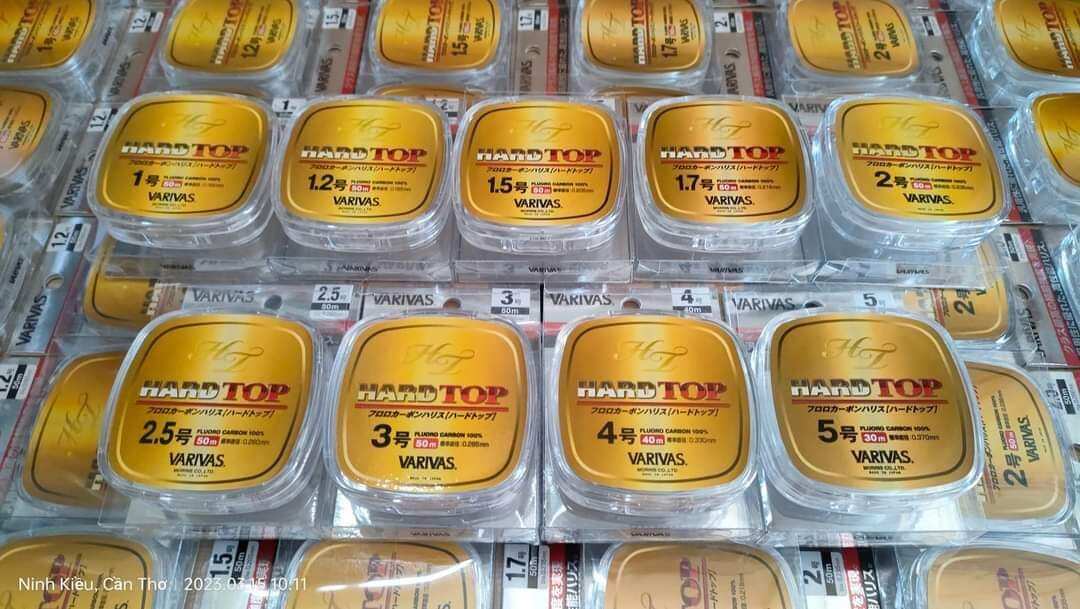 Dây Câu Cá Varivas Hard Top - 50m - FluoroCarbon