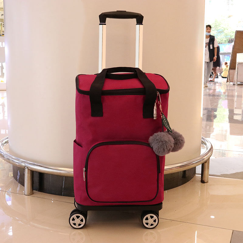 Túi Du Lịch Nhẹ Cho Nữ Túi Xách Tay Có Thể Kéo Túi Hành Lý Dung Tích Lớn Túi Du Lịch Có Thể Mang Lên Máy Bay Vòng Lăn Đa Năng
