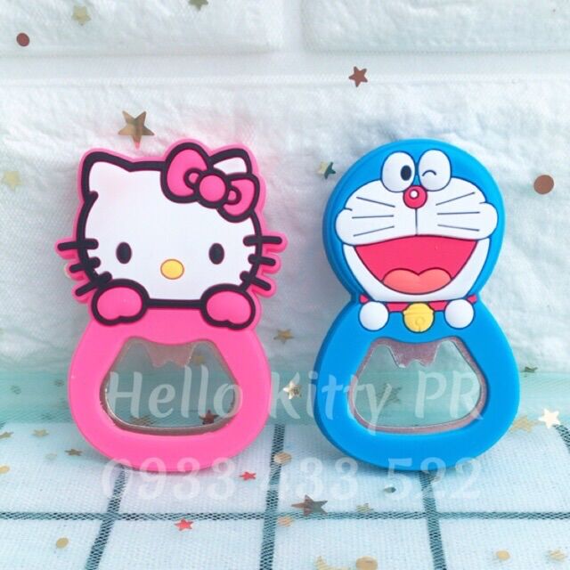 Đồ khui bia, nước ngọt hít tủ lạnh Hello Kitty