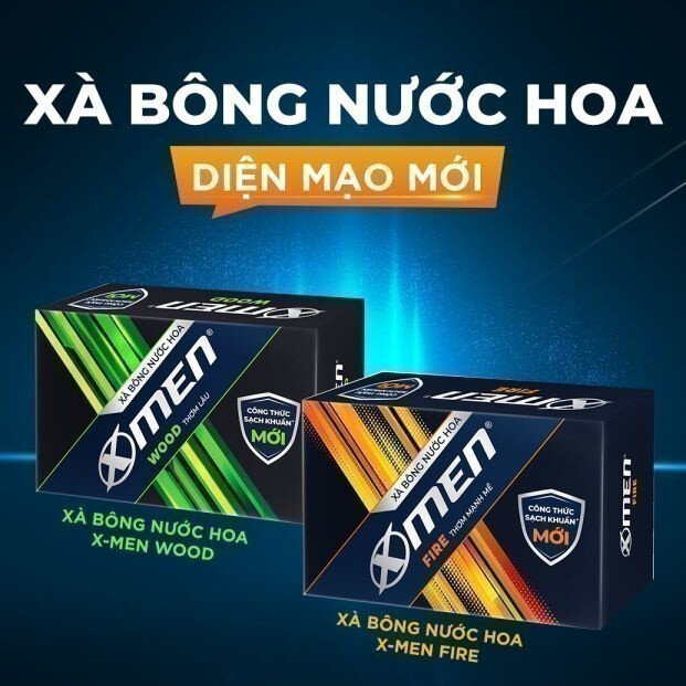 Xà phòng tắm Xmen hương nước hoa 90g