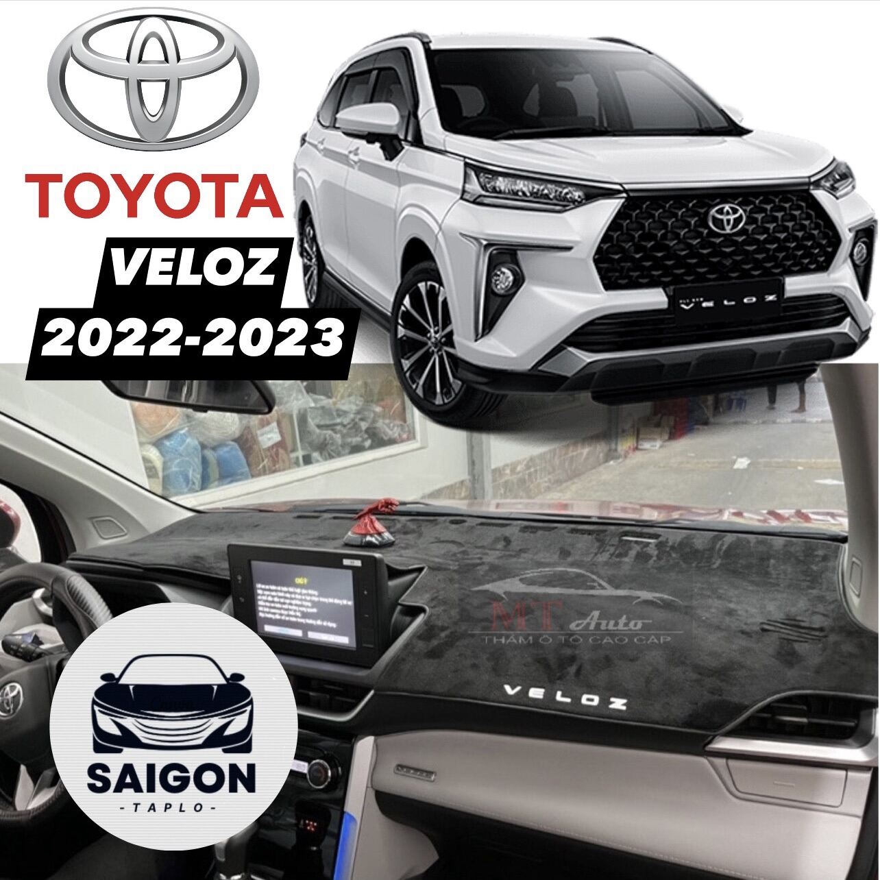 THẢM TAPLO TOYOTA VELOZ CROSS 2022-2023 CHỐNG NẮNG VÀ BẢO VỆ TAPLO CAO CẤP