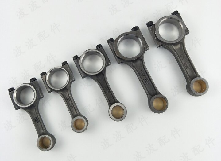 Tay dên máy dầu 1xilanh, tay dên động cơ dầu diesel 170f 173f 178f 186f 188f 190f 192f, tay biên tay dên máy phát điện chạy dầu 2kw 3kw 4kw 5kw 7kw 8kw, thanh truyền trục khuỷu động cơ chạy dầu 2.5hp 4.5hp 6.5hp 7hp 9hp 11hp 13hp