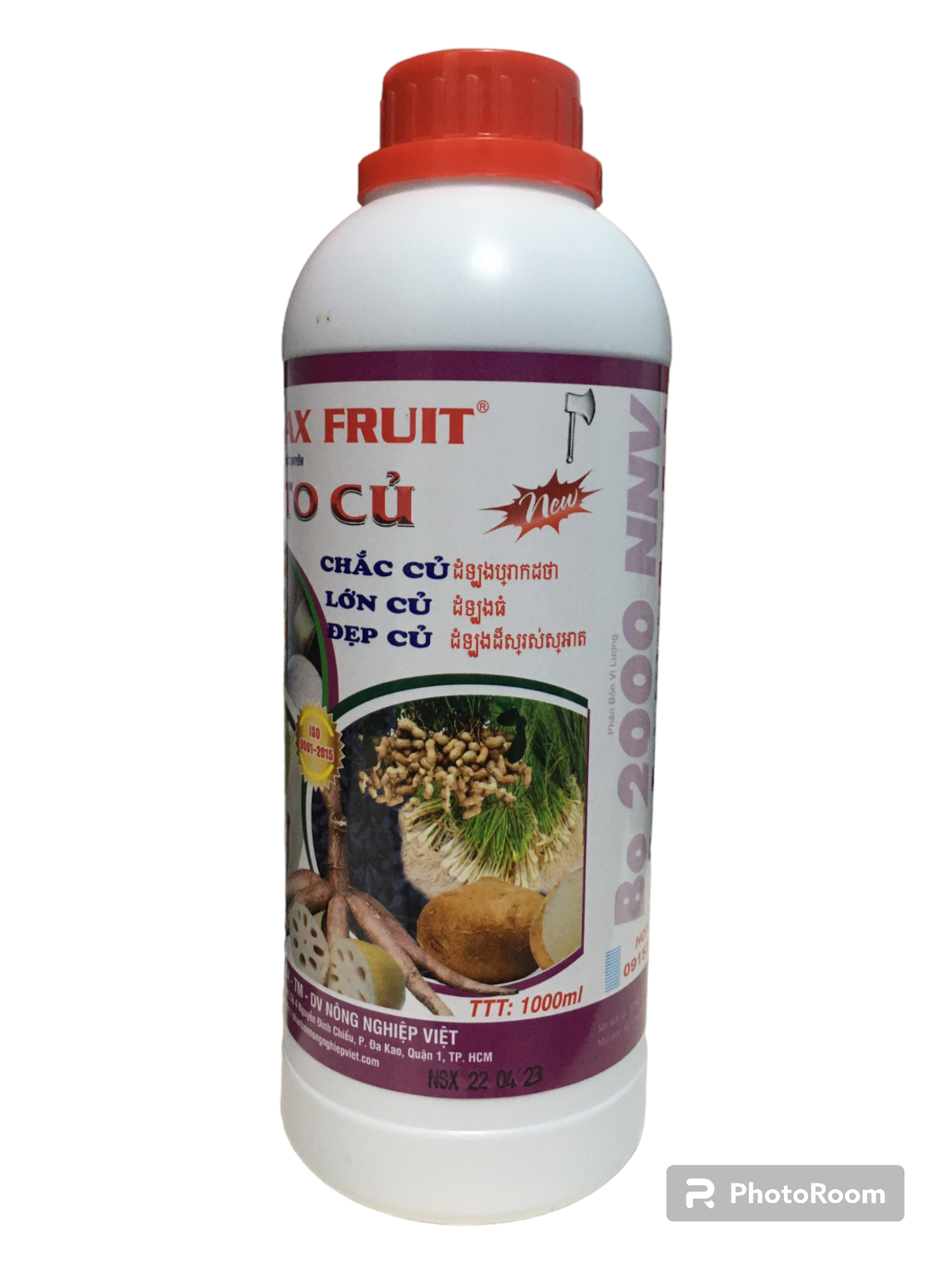 Phân bón MAX FRUIT - TO CỦ. CHAI 1L.