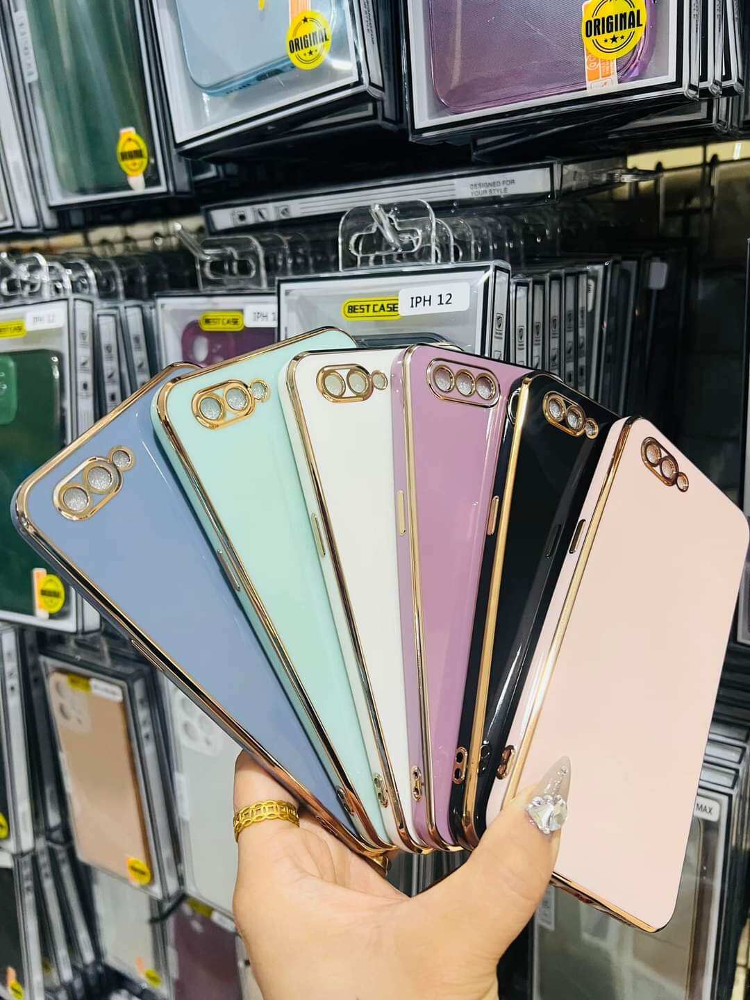 ốp lưng iphone  6Plus,  7Plus, 8Plus,  X, 11, 11 pro, viền xi dẻo