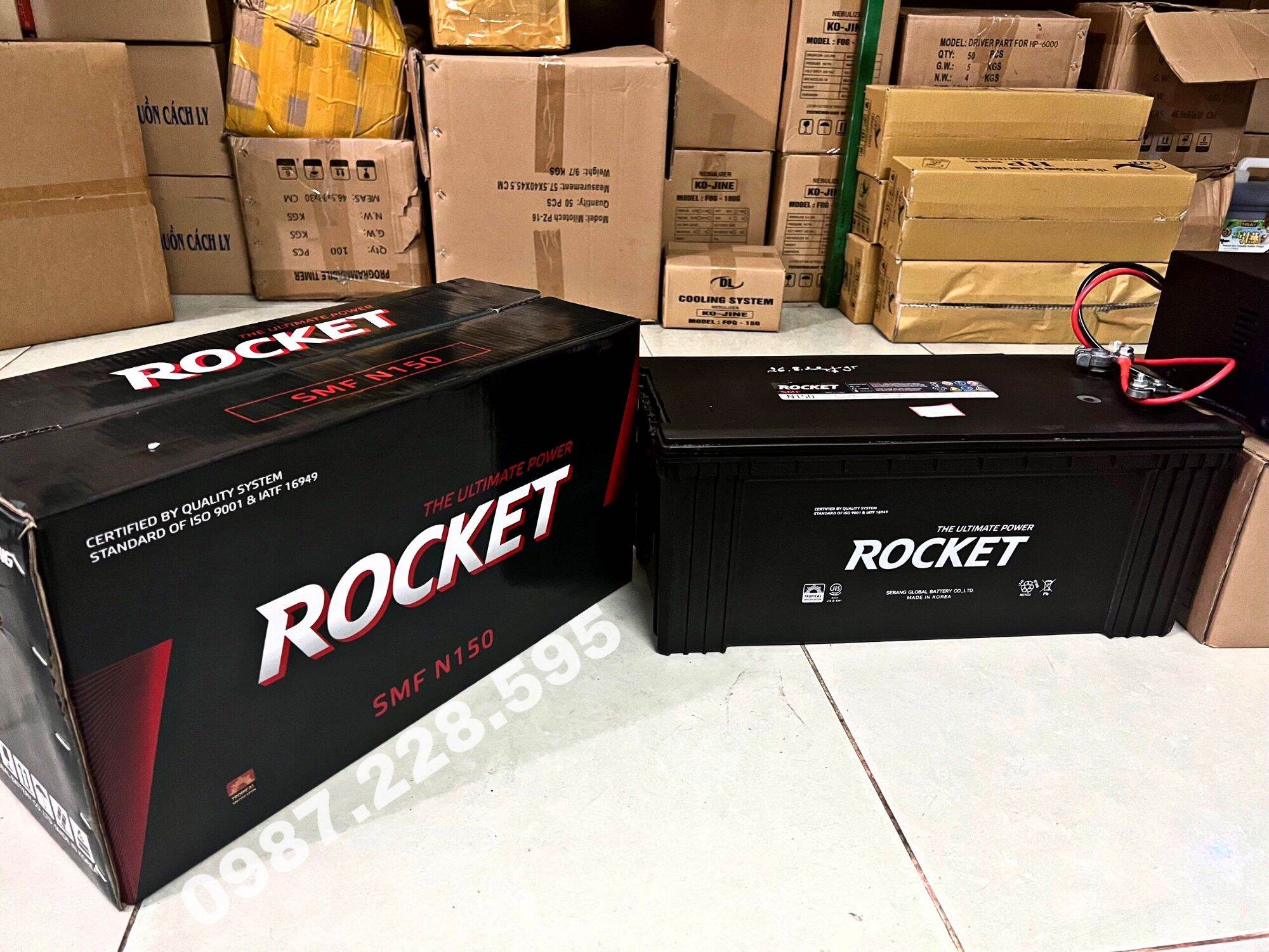 Bình Ắc Quy ROCKET N150 (12V-150AH) - Bình ắc quy khô