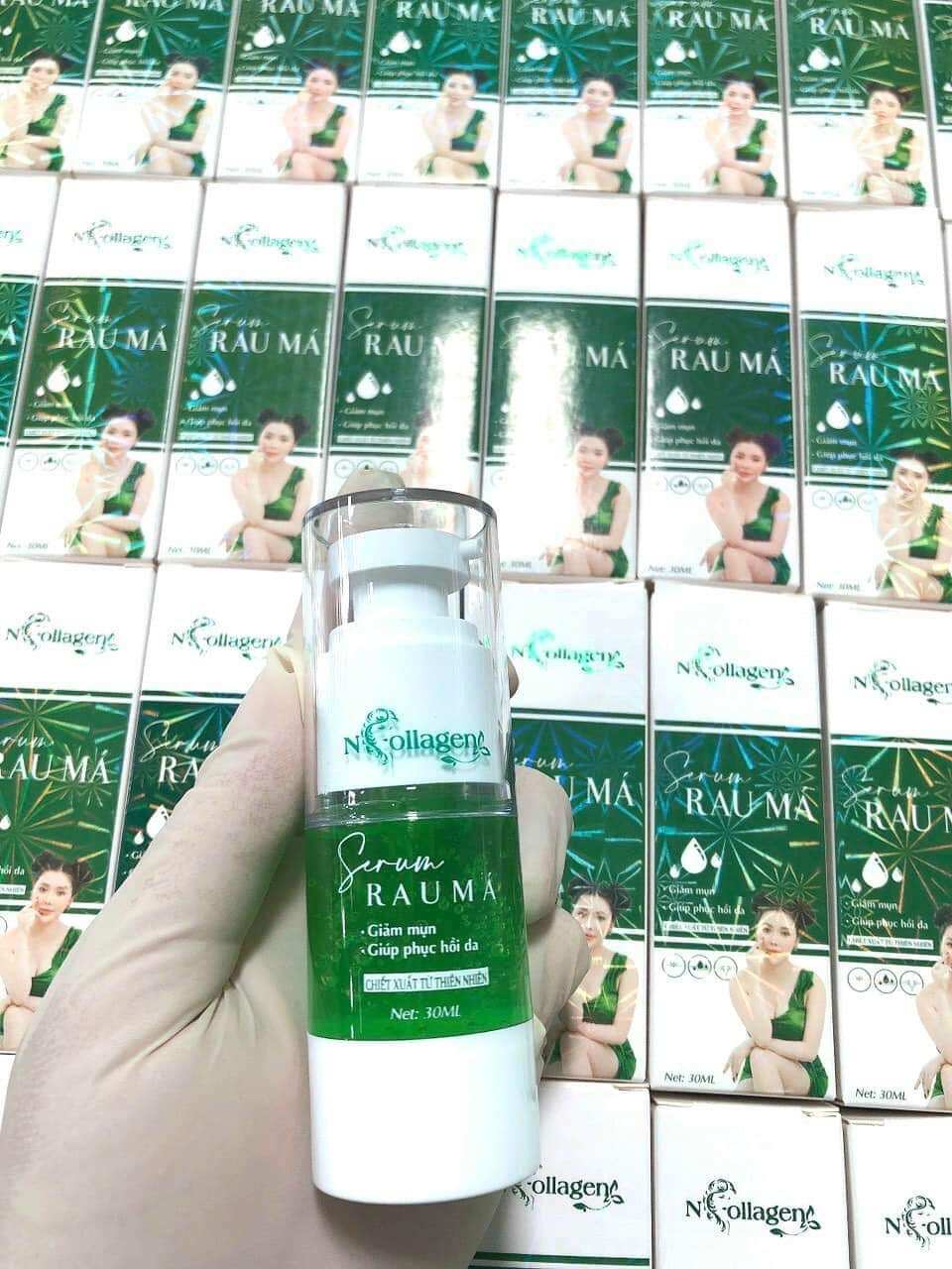 SERUM CHẤM MỤN RAU MÁ NCOLLAGEN