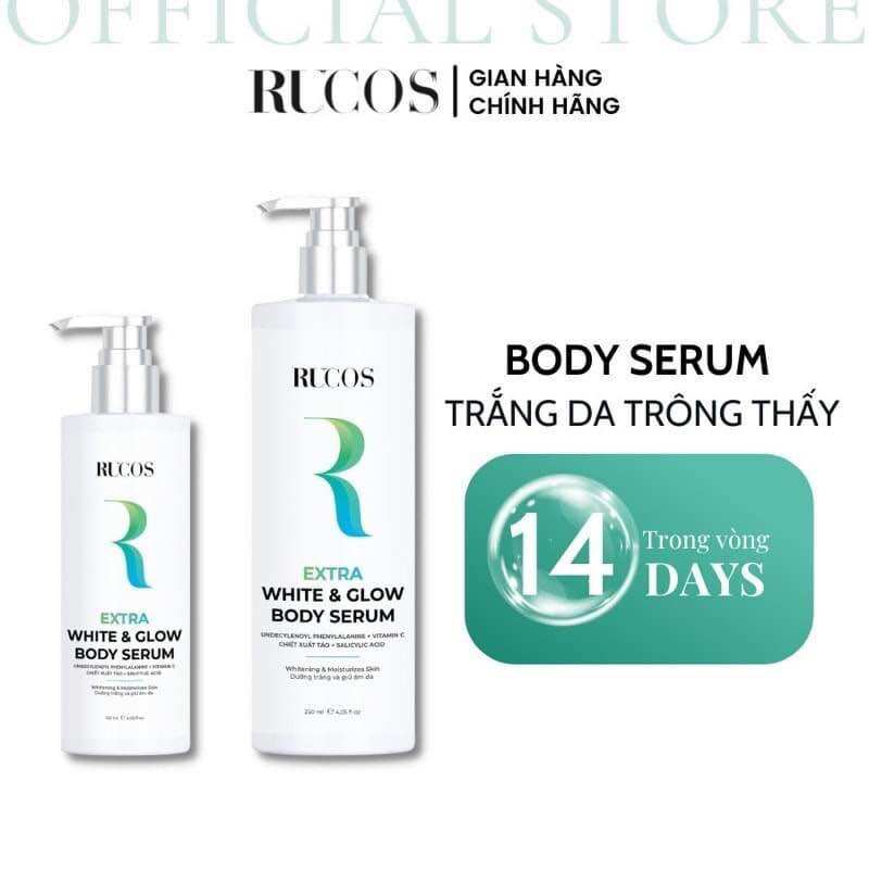 Extra White & Glow Body Serum Rucos