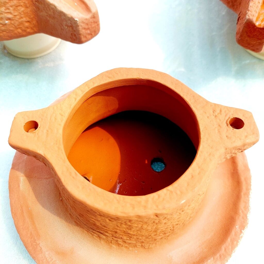 Chậu trồng sen đá hình cối xay