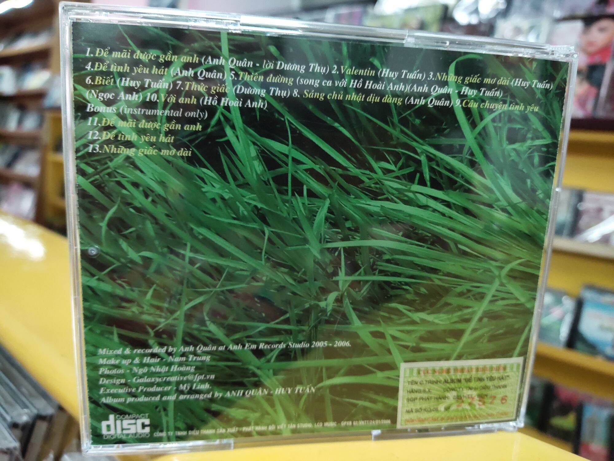 CD - Mỹ Linh - Để tình yêu hát