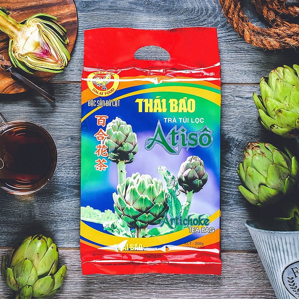 [CHÍNH HÃNG] TRÀ ATISO TÚI LỌC THÁI BẢO (100 GÓI NHỎ × 2G).