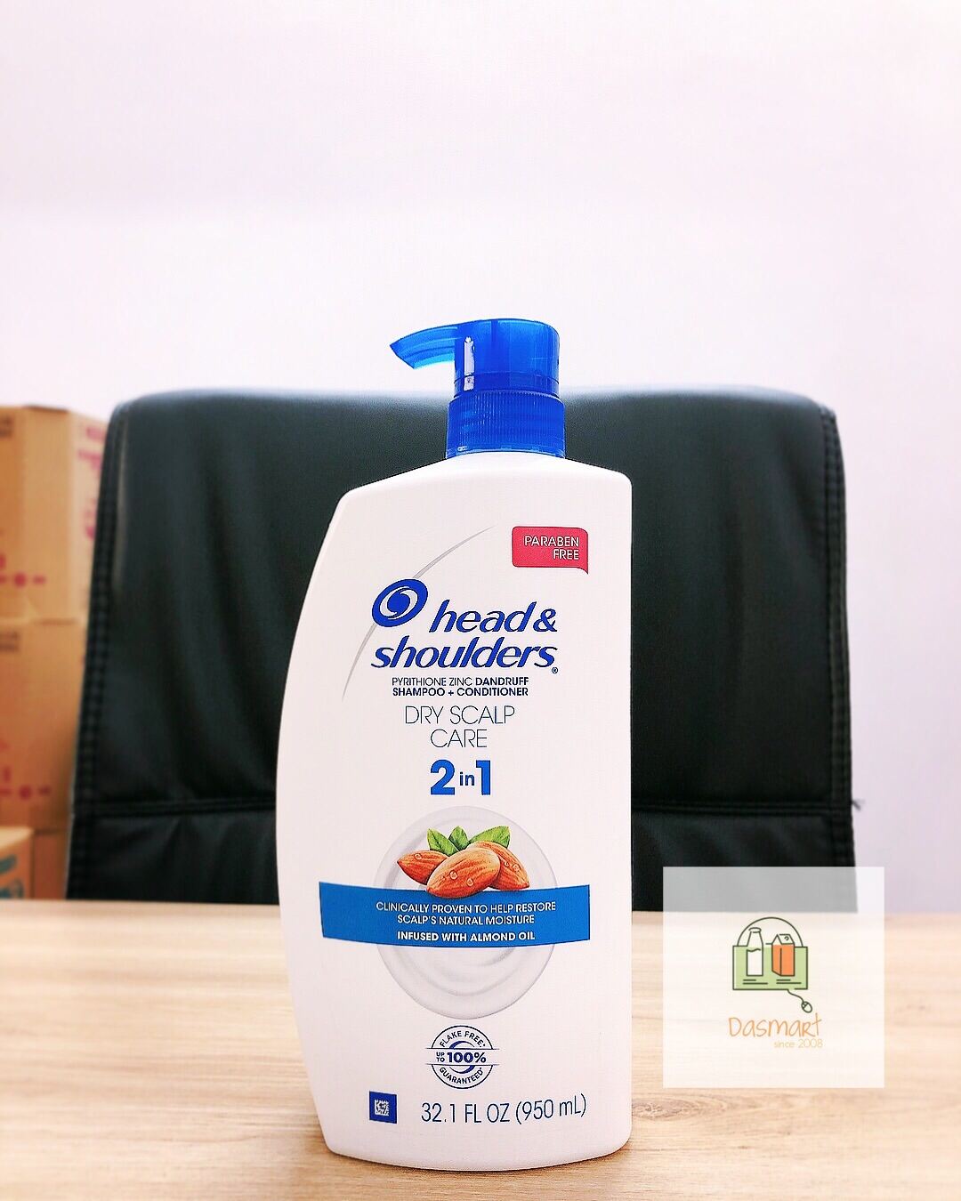 Dầu Gội Xả Head&Shoulders Mỹ 950Ml ( Chiết Xuất Hạnh Nhân Sạch Gàu Hiệu Quả Mềm Mượt Óng Ả )