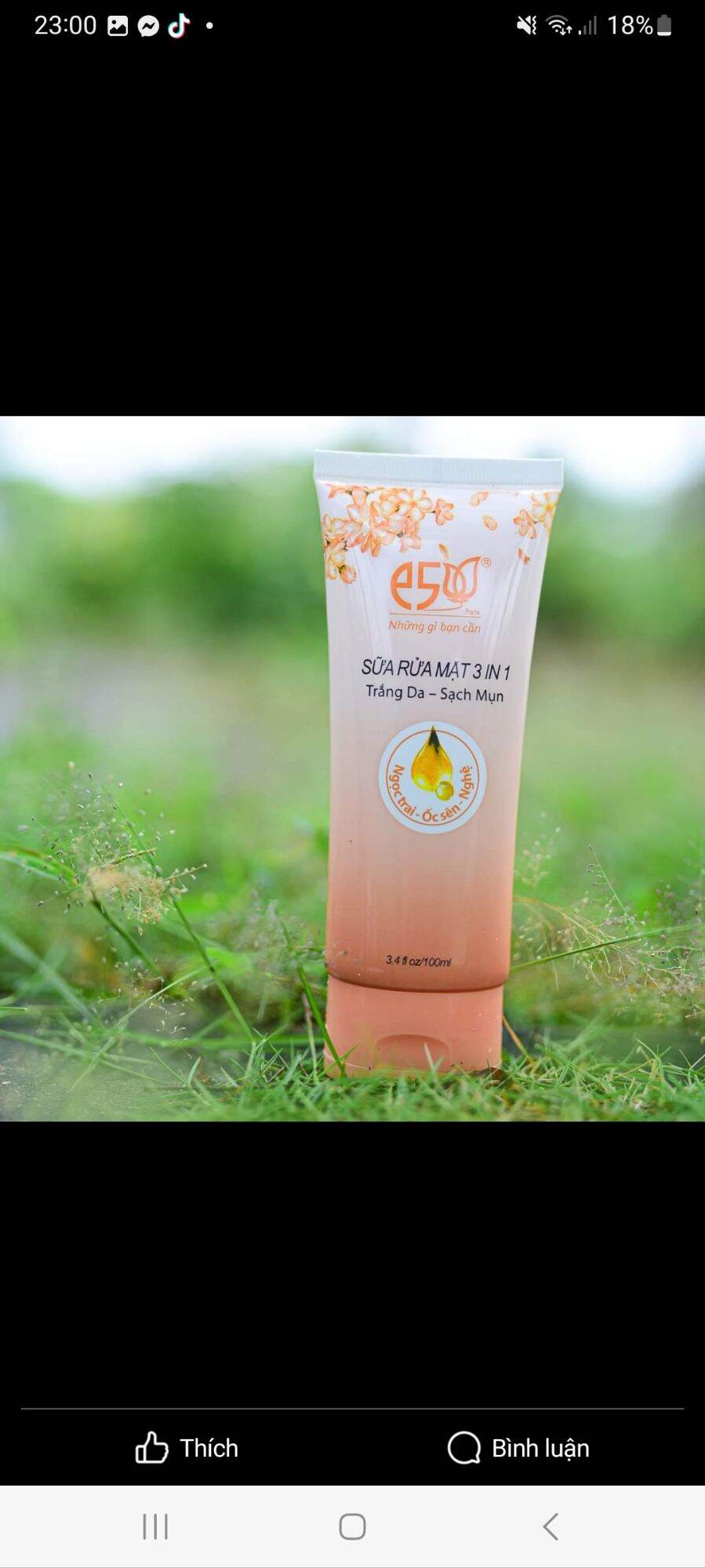 Sữa rửa mặt e5 3in1 mẫu mới