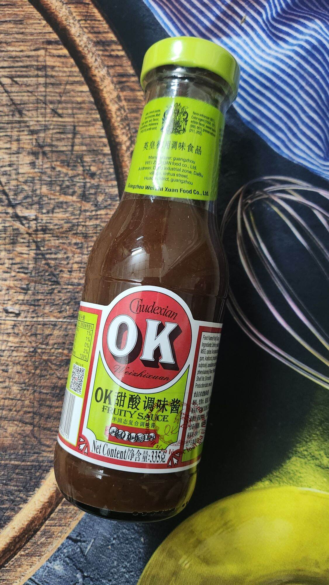 Sốt Ok 335gr/ Sốt Trái Cây Ok/ OK Fruity Sauce Colman's