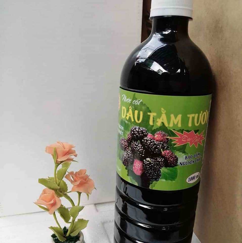 Nước cốt dâu tằm Đà Lạt chai 1lit