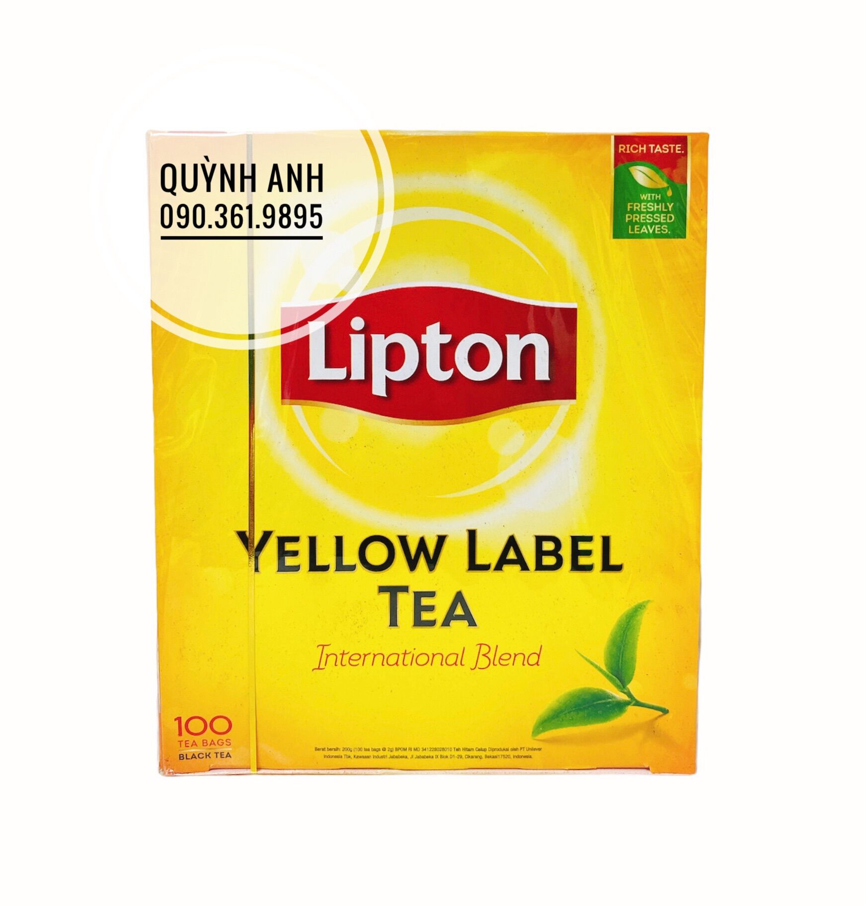 Trà Lipton Yellow Label 100 túi lọc