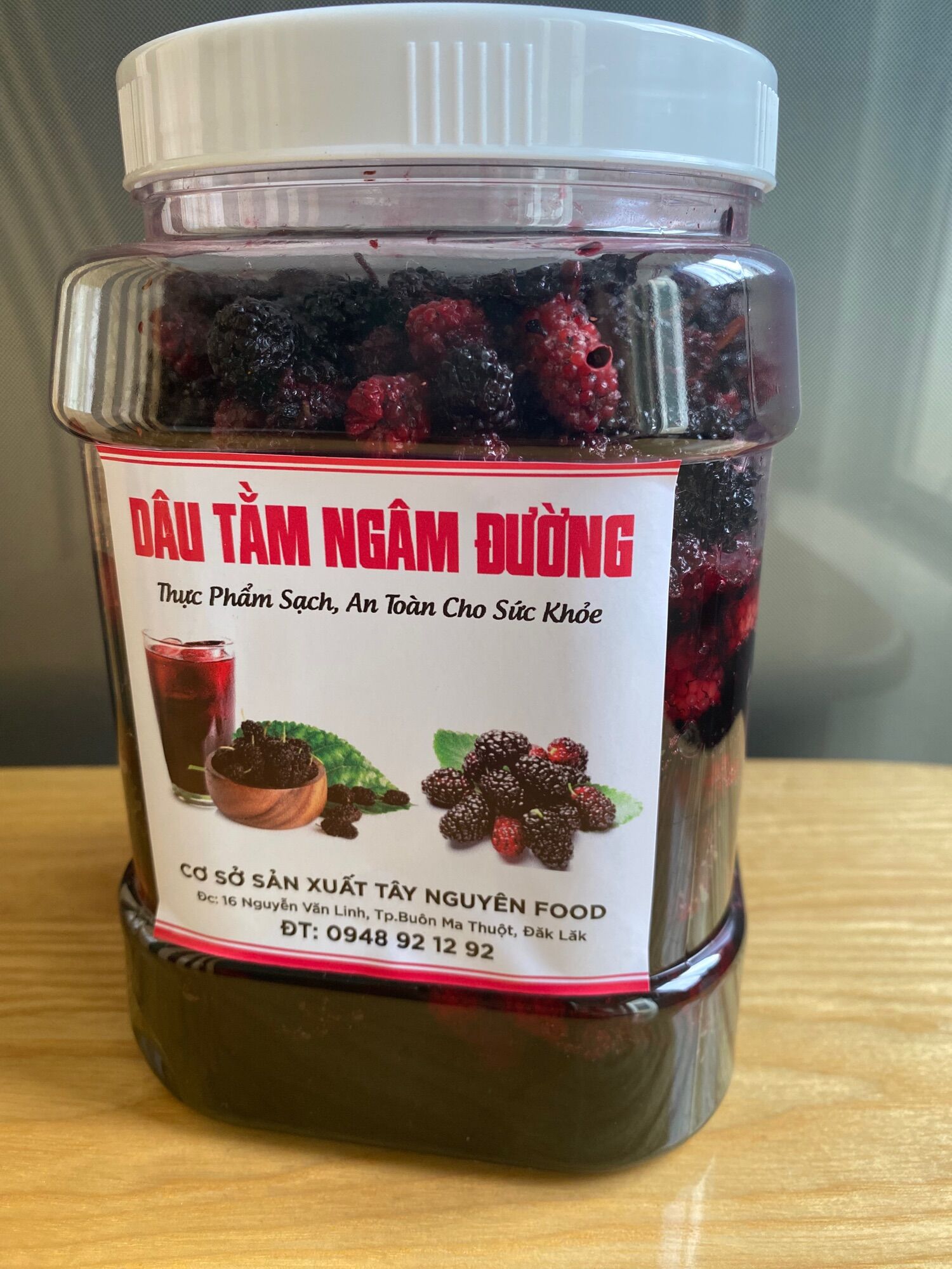 Dâu tằm ngâm đường phèn 1kg