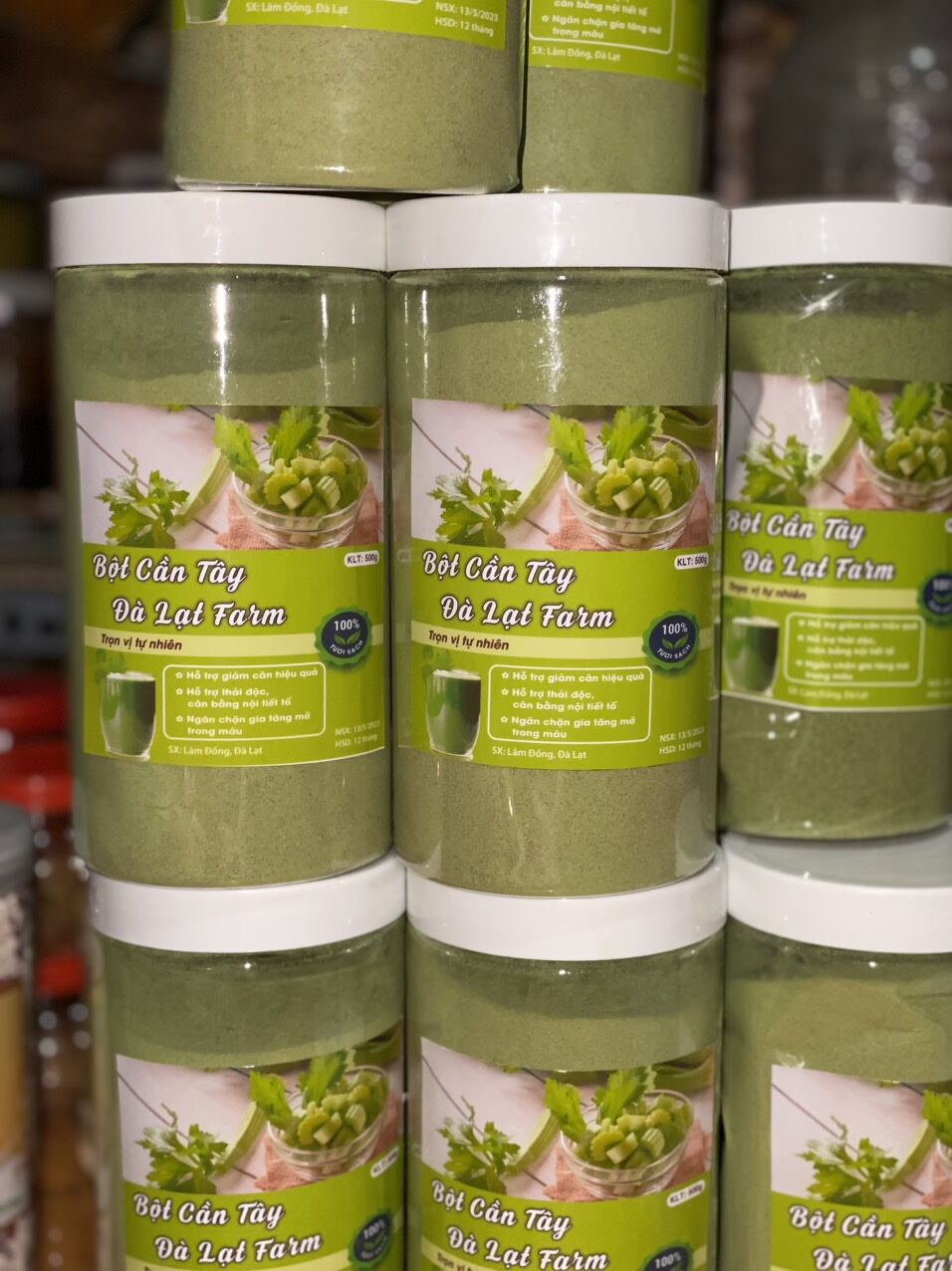Bột cần tây hũ 500 gram