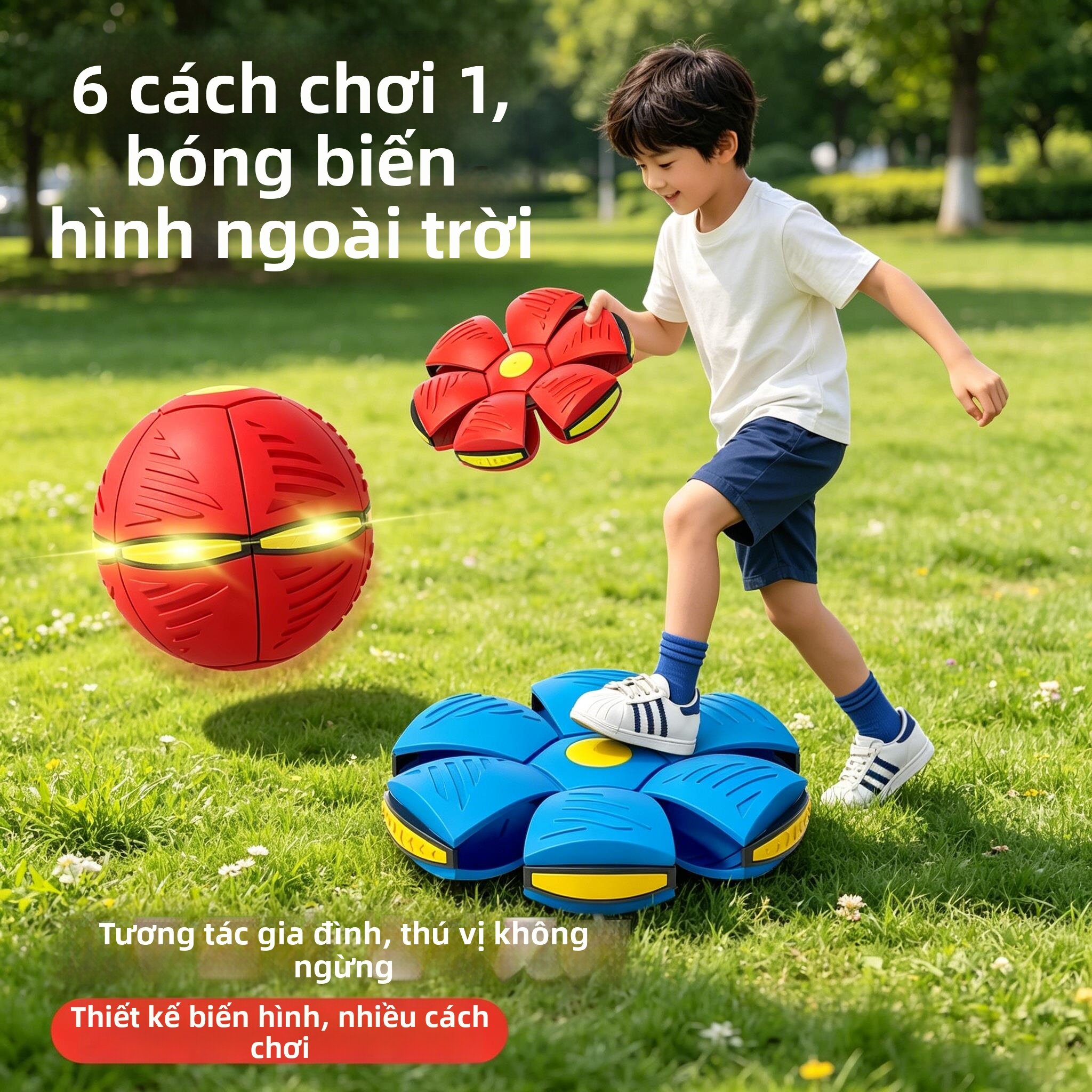 Bánh Frisbee Sáng Ngoài Trời Thông Minh