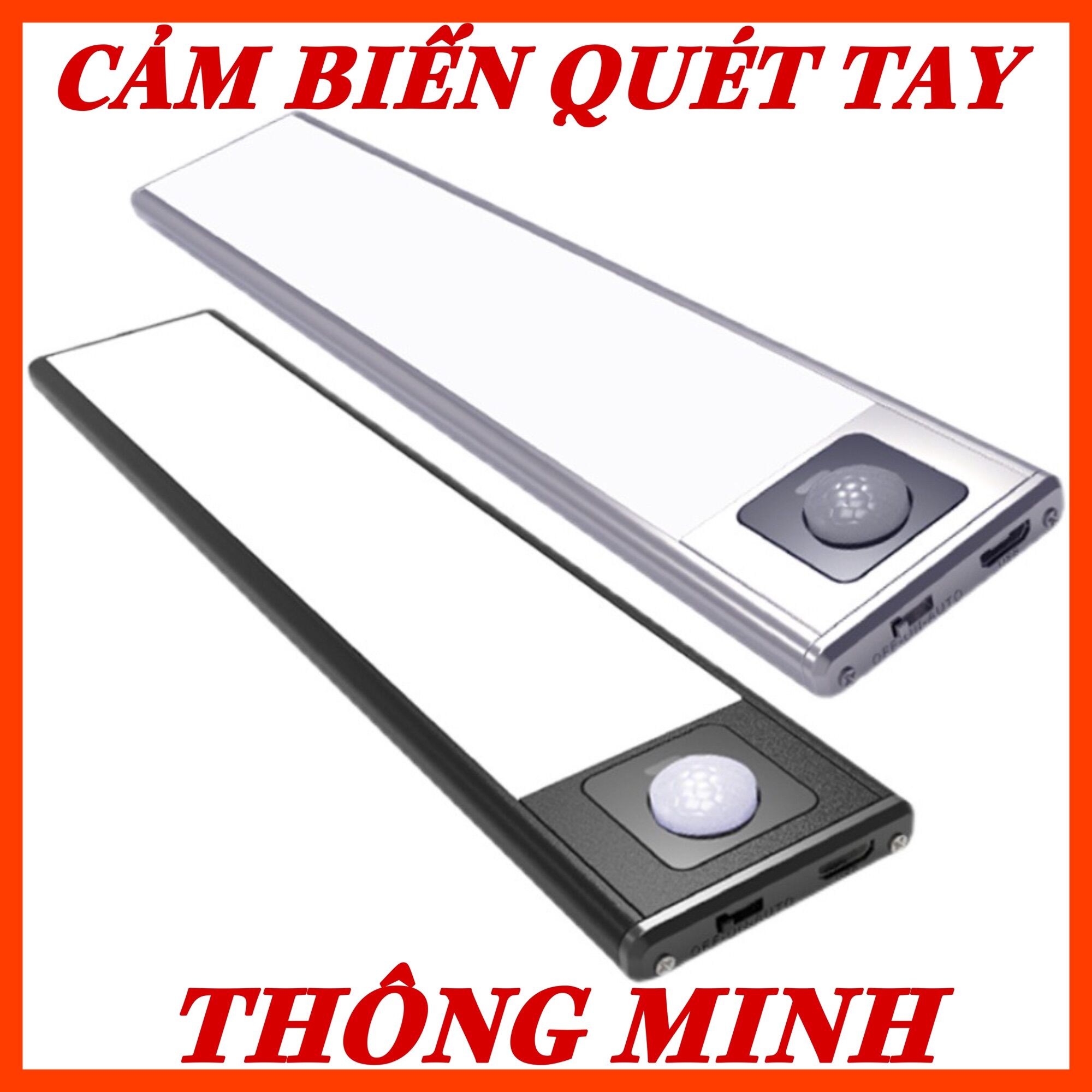 Đèn led cảm biến quét tay , cảm biến chuyển động có thế sạc lại usb không dây , đèn ngủ chiếu sáng tủ quần áo phòng ngủ