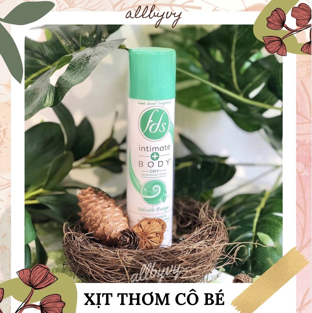 Allbyvy | Xịt thơm kháng khuẩn cô bé FDS