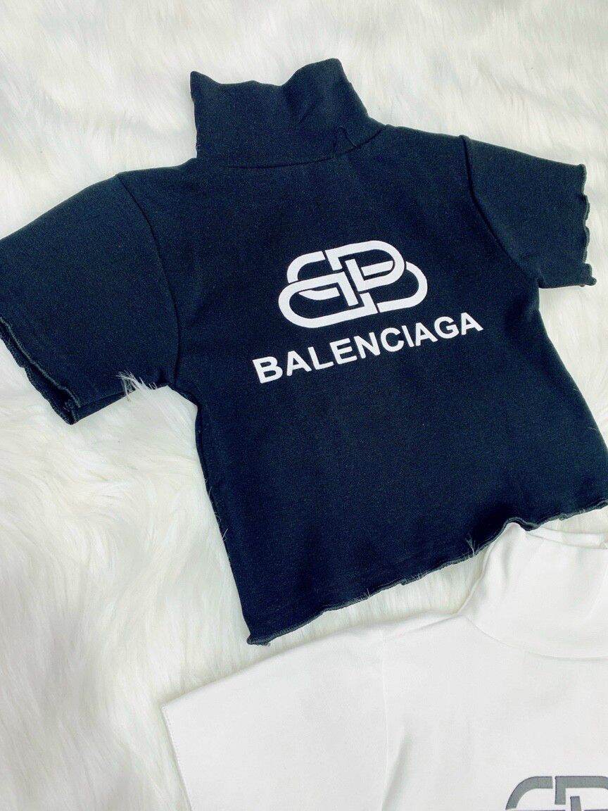 Áo Cổ Lọ Croptop BaLenn