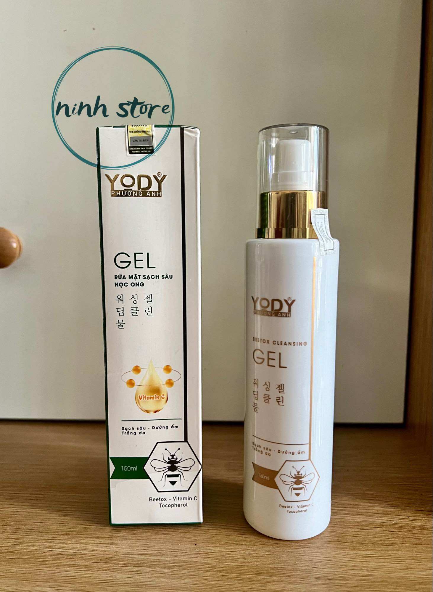 Sữa rửa mặt, gel rửa mặt nọc ong Yody White Phương Anh (dịu nhẹ sau tái tạo) 150ml