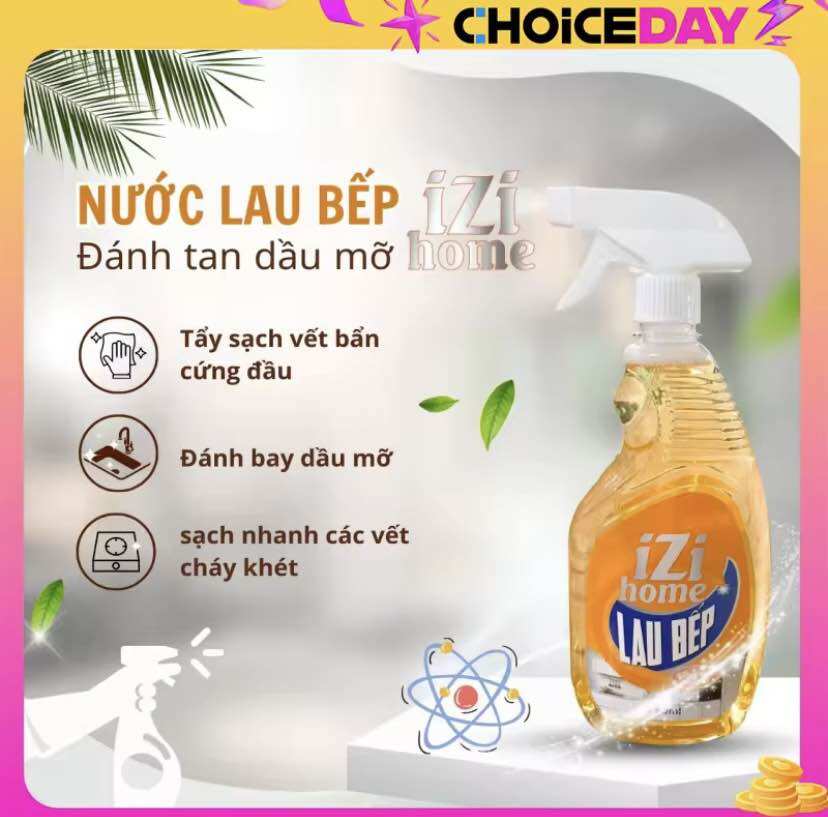 Nước lau bếp Siêu sạch IZI HOME