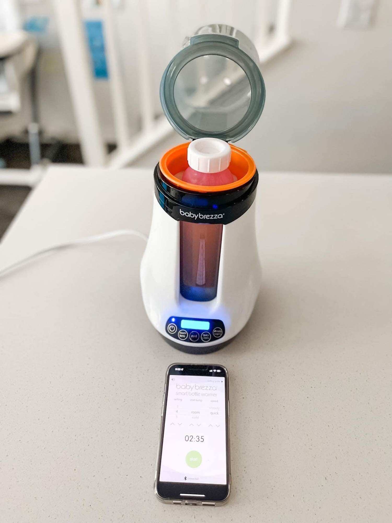 Máy Hâm Sữa Baby Brezza Có Kết Nối Bluetooth