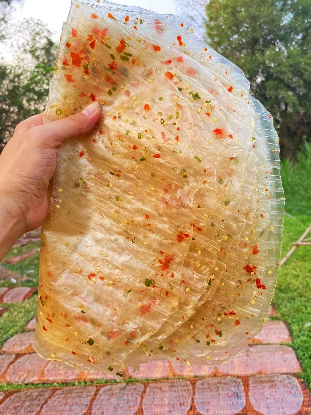 Bánh Tráng Dẻo Tôm - Dẻo ớt Cay 500gr