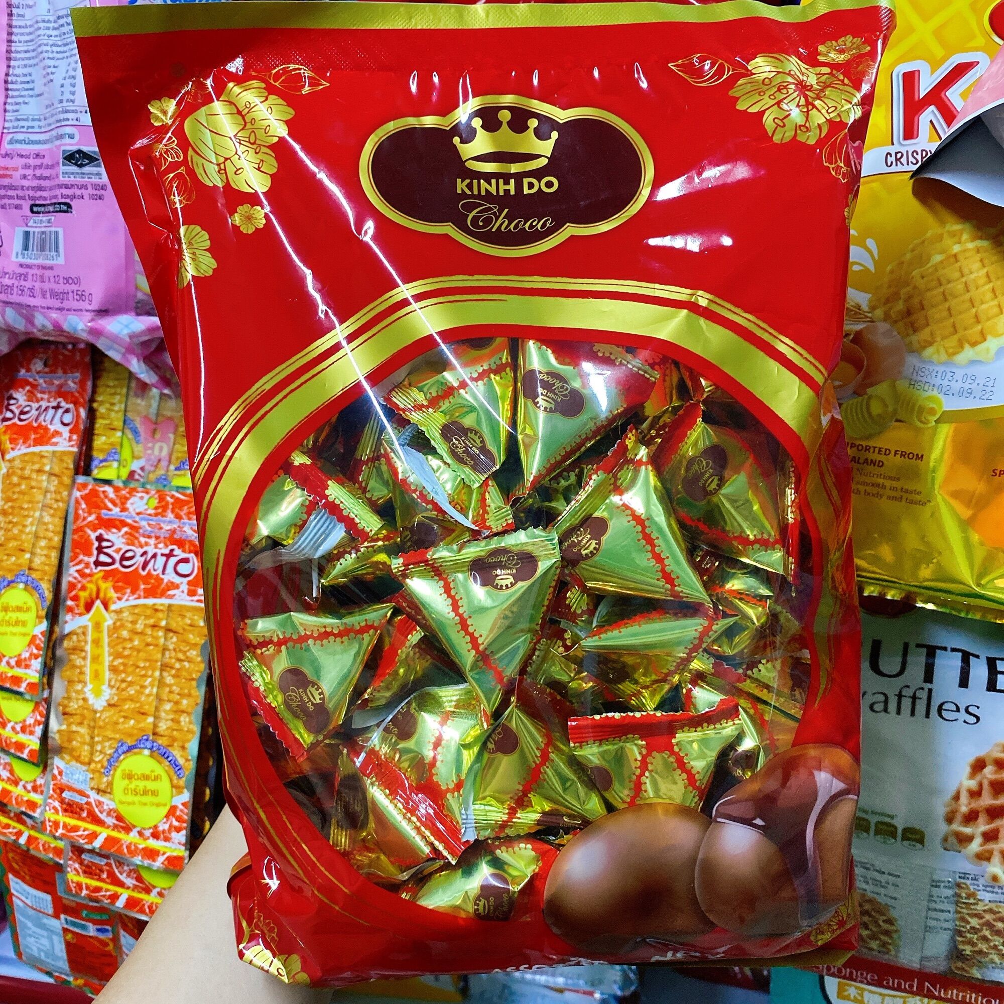 ( PHIÊN BẢN TẾT) 🧧🧧 KẸO SÔ-CÔ-LA THẬP CẨM GÓI 330G