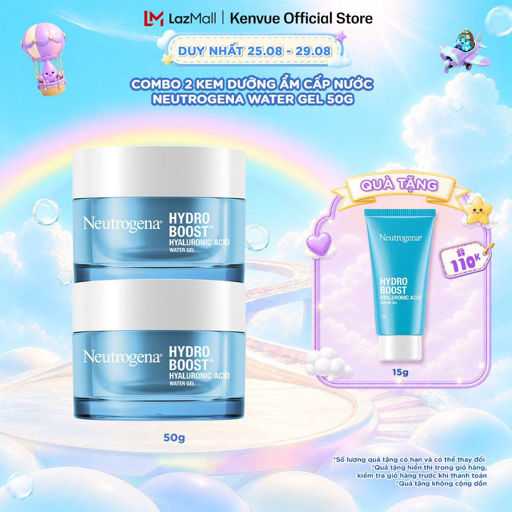 Combo 2 Kem dưỡng ẩm cấp nước Neutrogena® Hydro Boost Hyaluronic Acid Water Gel (50g)