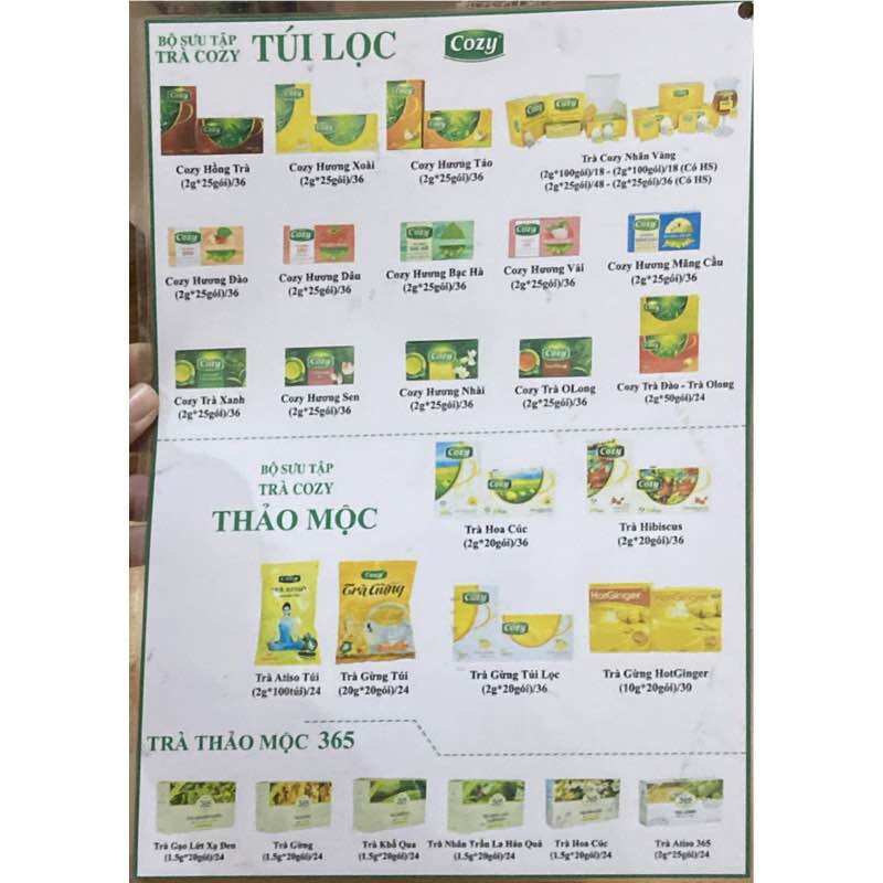 Trà Cozy Đào Hoà Tan 400gr/Gói