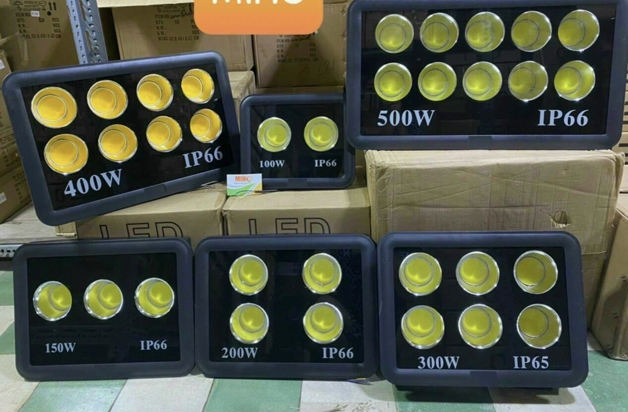 ĐÈN PHA CỐC 100W/200W/300W HÀNG ĐỦ CÔNG SUẤT BH 1 NĂM