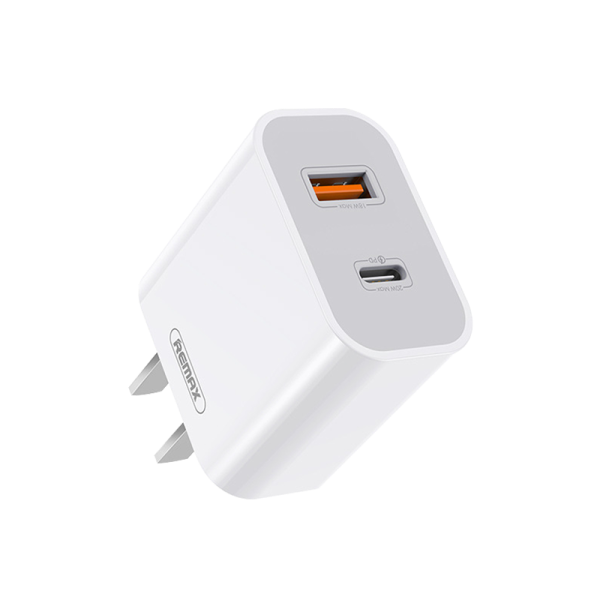 Củ Sạc Nhanh Remax RP-U68 (2 Cổng Sạc USB 18W + Type C PD20W)