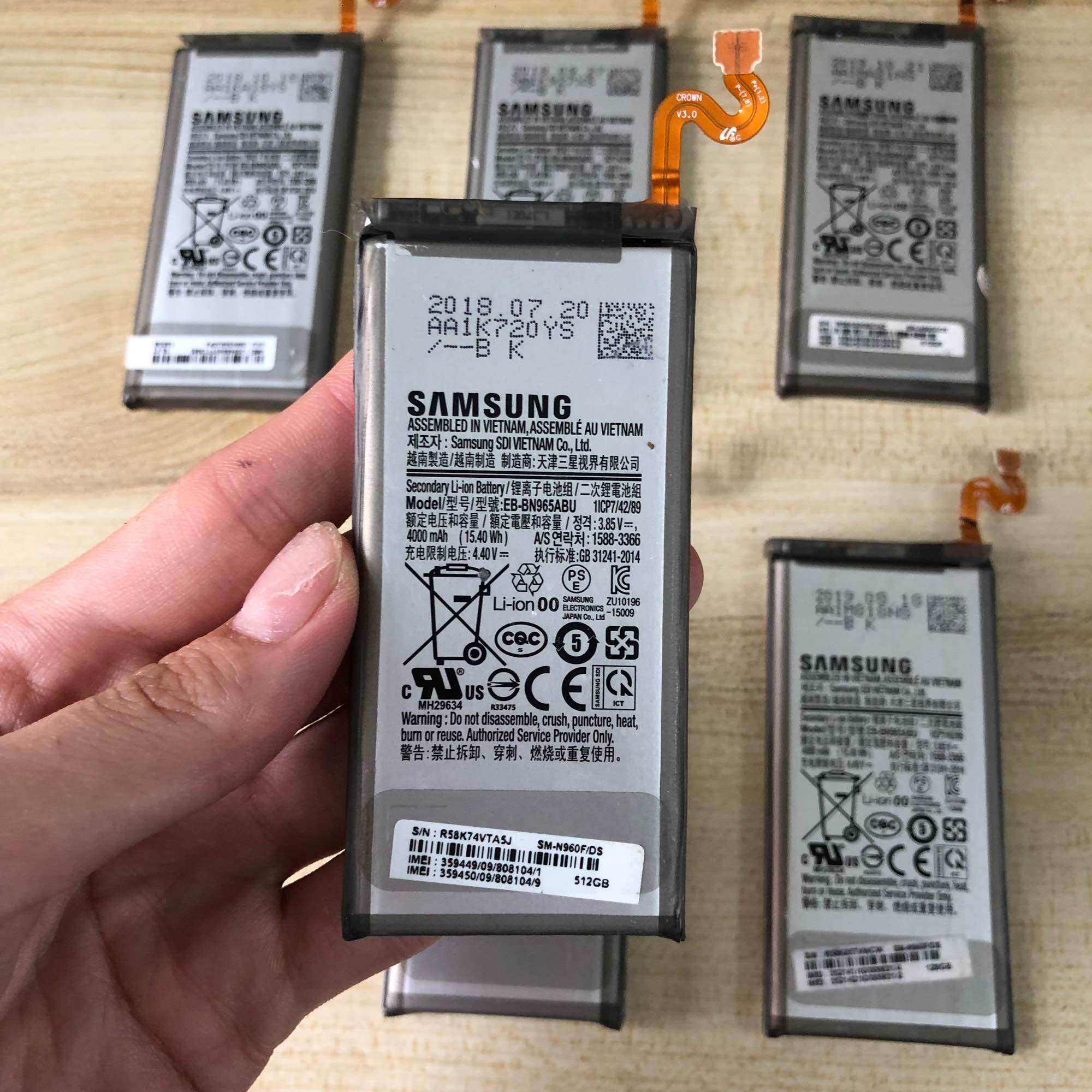 Pin Samsung Galaxy Note 9 ( SM-N960F/DS ) Zin Hàng Cao Cấp.