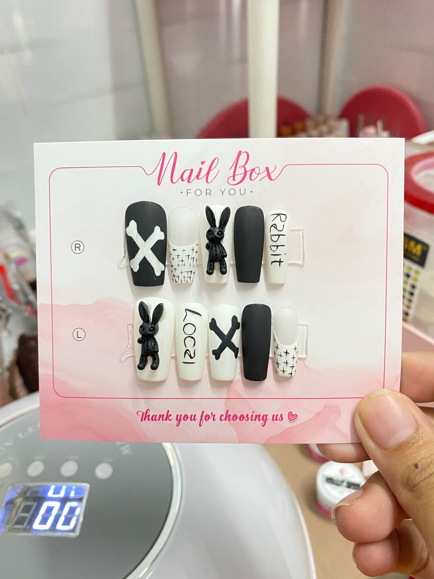 Combo nail của khách