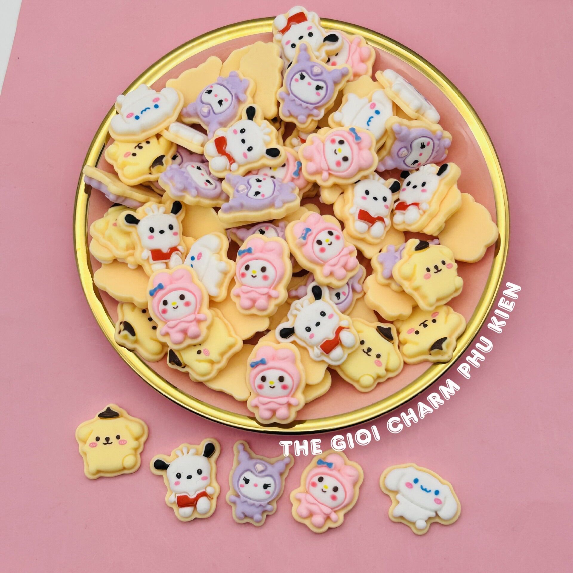 Set 100 charm THEO MẪU đẹp xinh