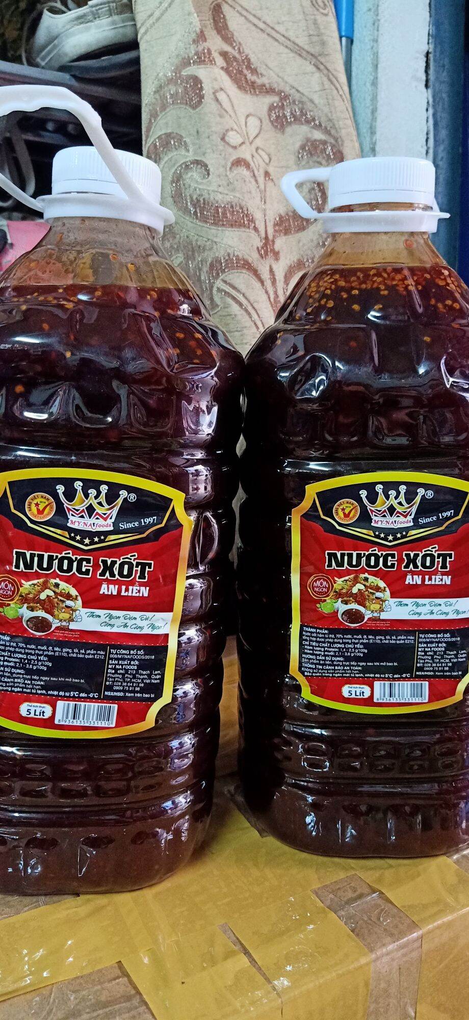 CAN SỐT BÒ MYNA 5 LÍT ( Hàng Chính Hãng CTY) bao test