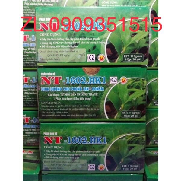 Phân tan chậm túi lọc nt 1602-hk1