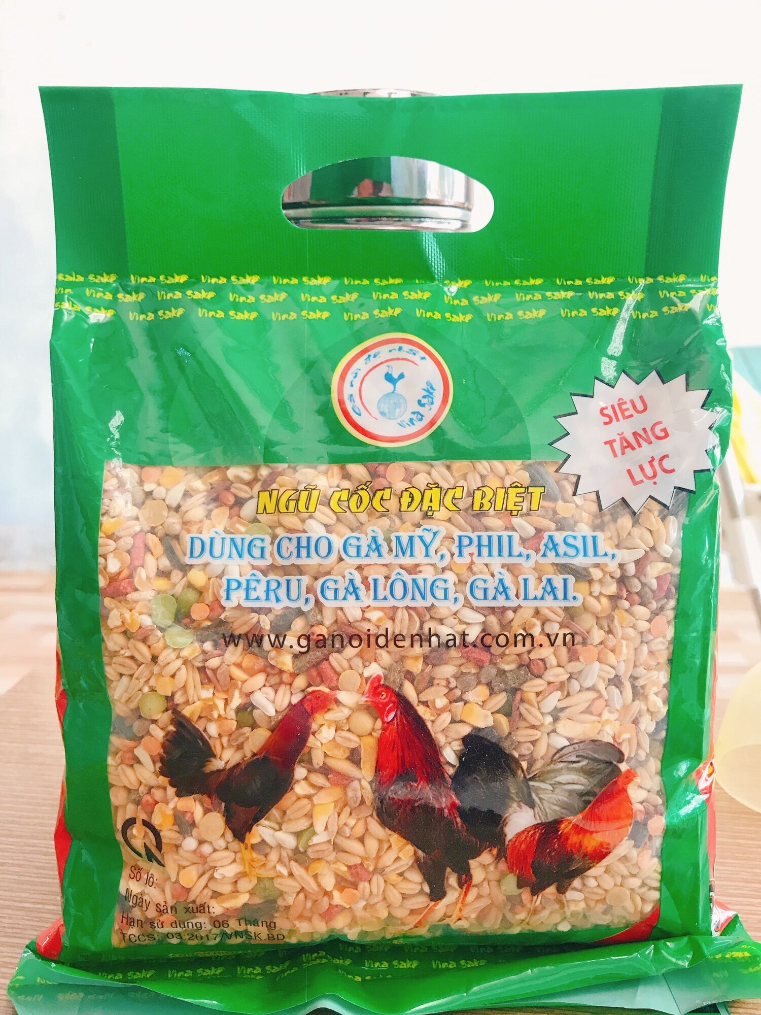 Ngũ cốc gà đá, thức ăn gà đá đặc biệt